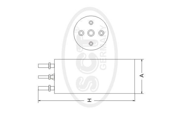 SCT GERMANY Degvielas filtrs ST 6133